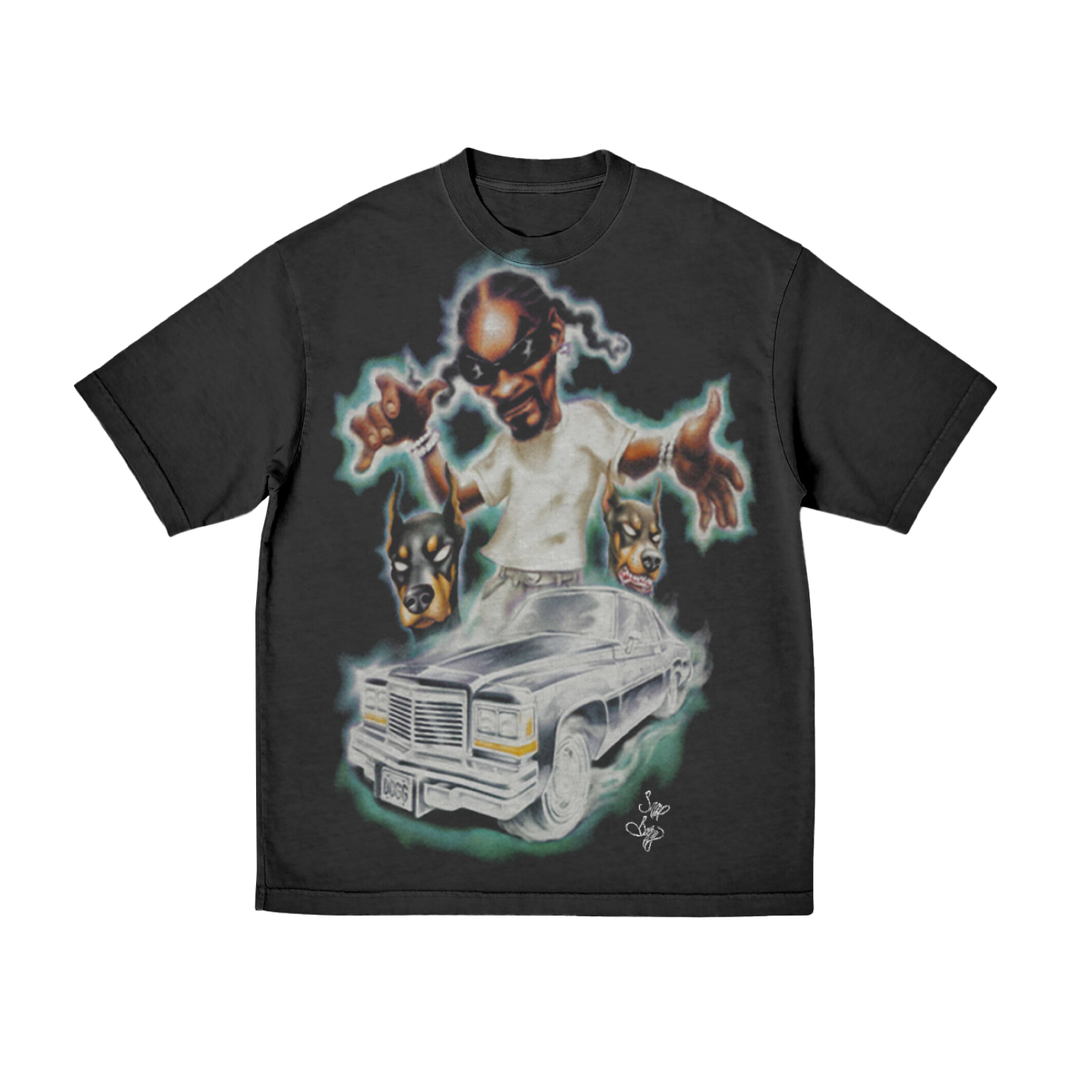 Snoop Character Tee (Black) - Snoop Dogg Official Store