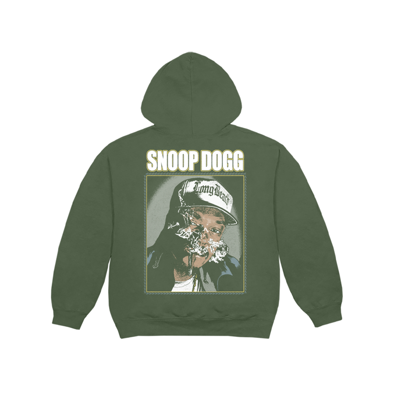 Green Worldwide Pullover Hoodie Back