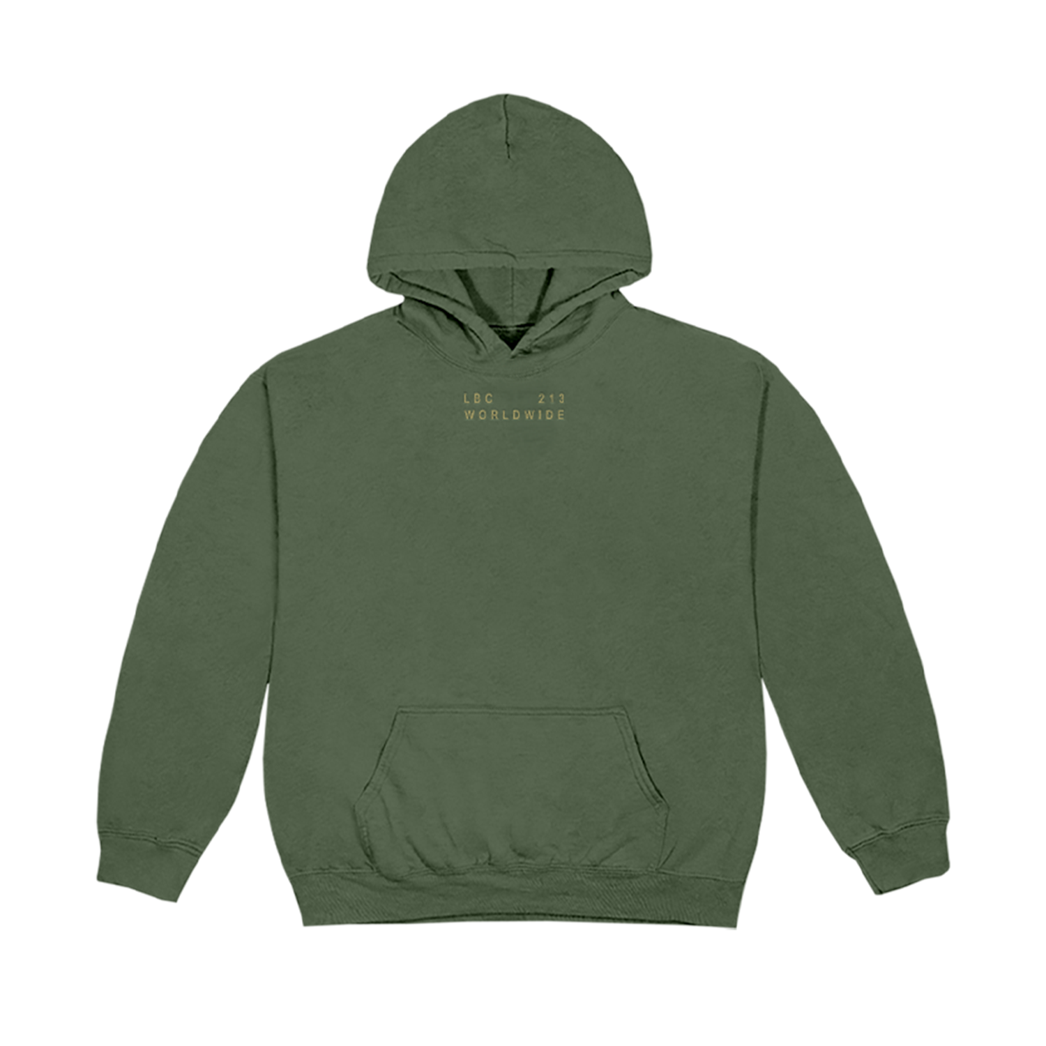 Green Worldwide Pullover Hoodie Front