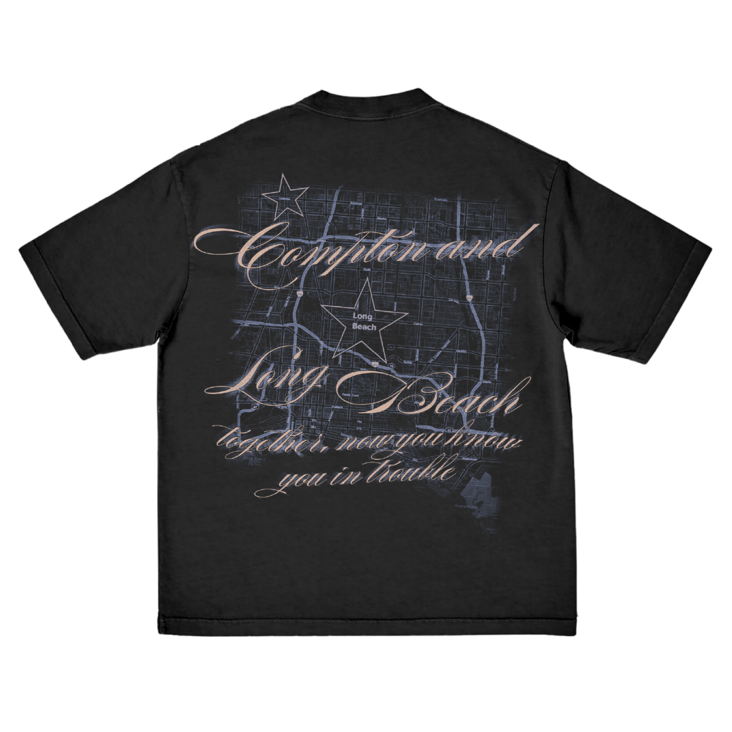 Snoop Script Tee - Black Back